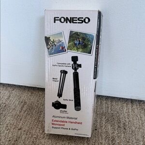 Foneso extendable handheld selfie stick monopod NO REMOTE